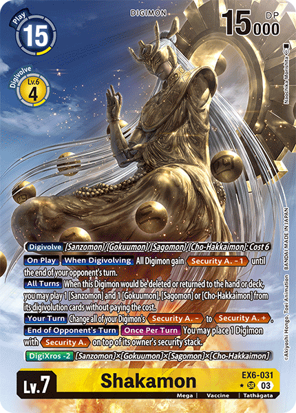 Shakamon, EX6-031-p1