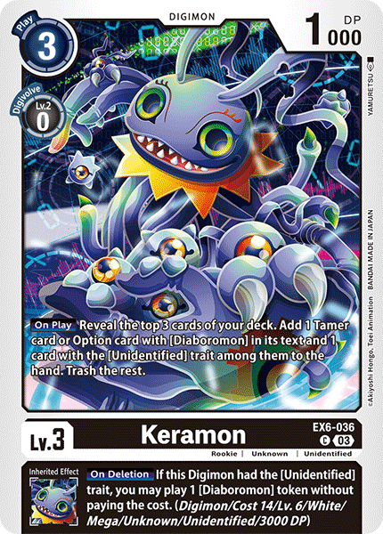 Keramon, EX6-036