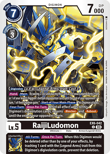 RaijiLudomon, EX6-042