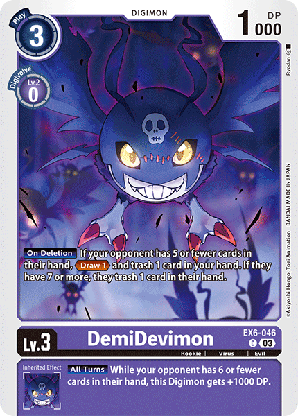 DemiDevimon, EX6-046