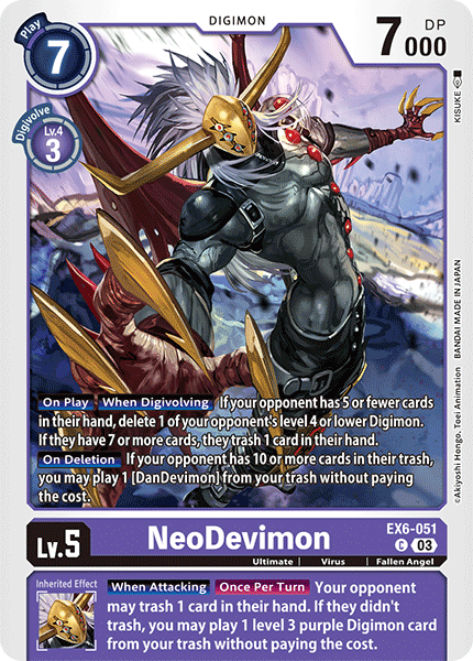 NeoDevimon, EX6-051