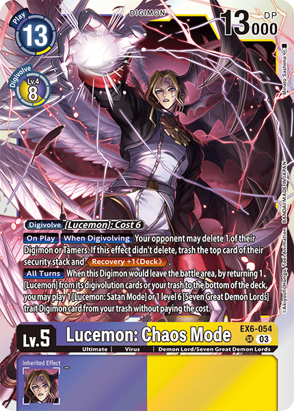 Lucemon: Chaos Mode, EX6-054