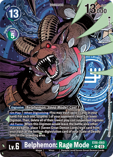 Belphemon: Rage Mode, EX6-060-p1