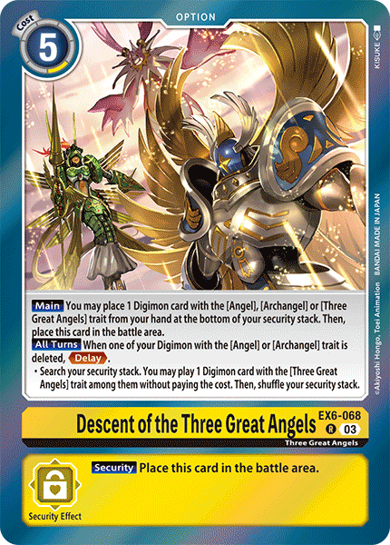 Descent of the Three Great Angels
, EX6-068