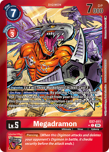 Megadramon, EX7-011-p1