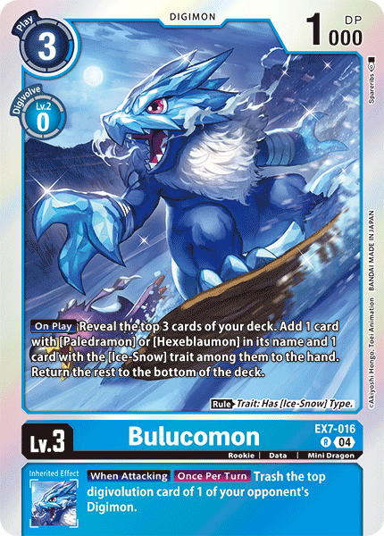 Bulucomon, EX7-016