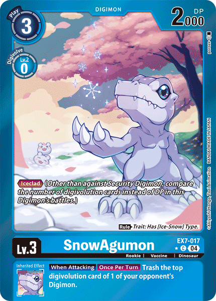 SnowAgumon, EX7-017-p1