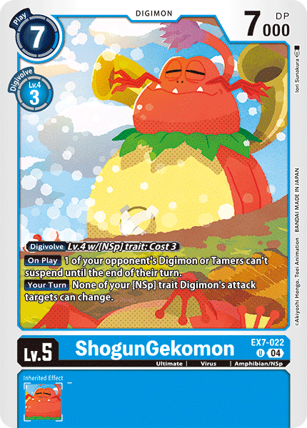 ShogunGekomon, EX7-022