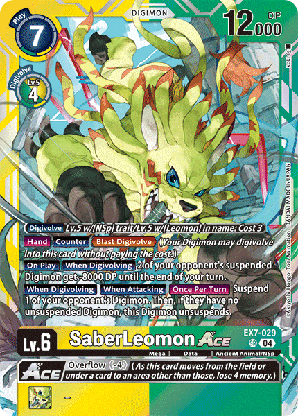 SaberLeomon ACE, EX7-029