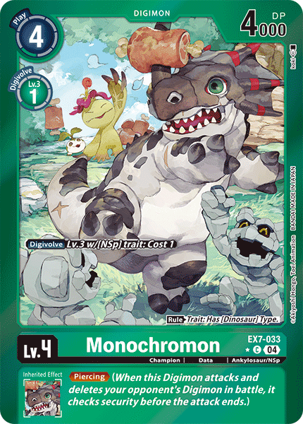 Monochromon, EX7-033-p1
