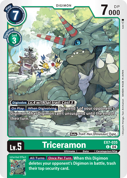 Triceramon, EX7-035