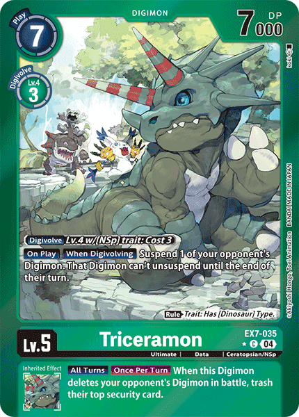Triceramon, EX7-035-p1