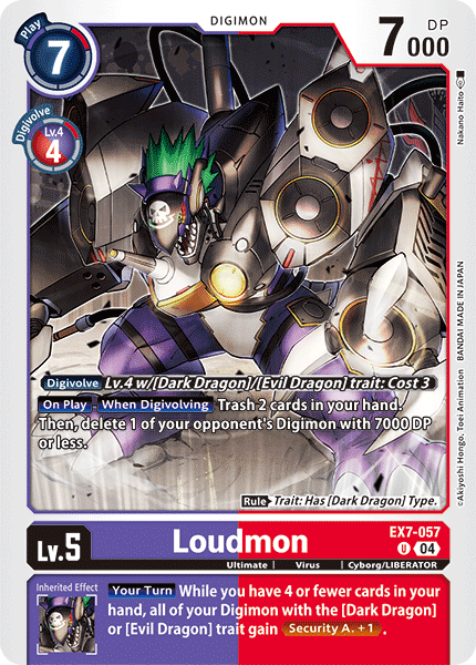 Loudmon, EX7-057