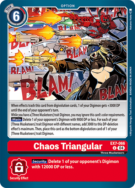 Chaos Triangular, EX7-066