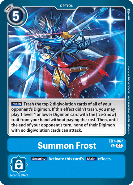 Summon Frost, EX7-067
