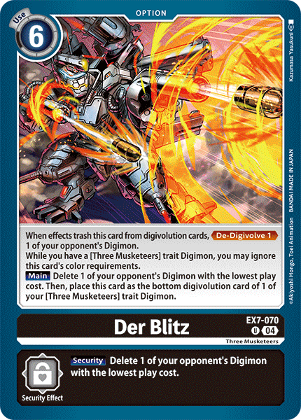 Der Blitz, EX7-070
