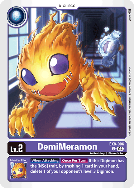 DemiMeramon, EX8-006