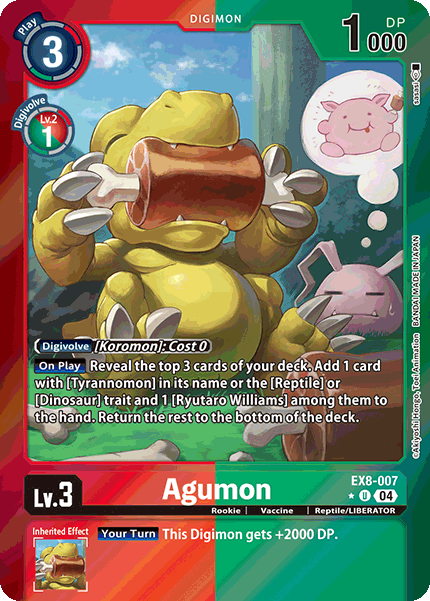 Agumon, EX8-007-p1