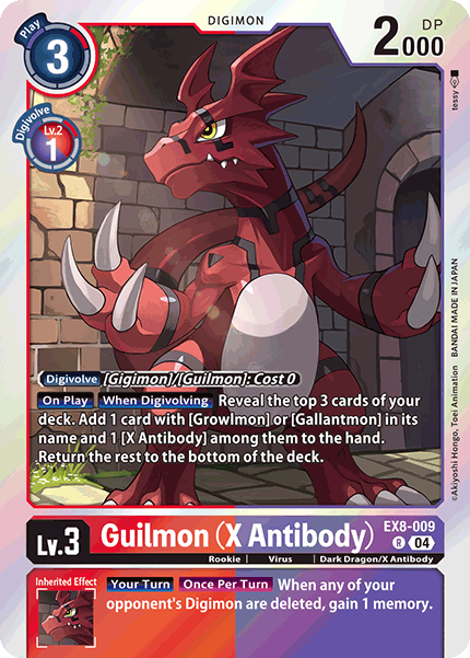 Guilmon (X Antibody), EX8-009