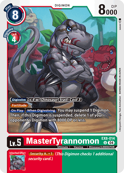 MasterTyrannomon, EX8-014