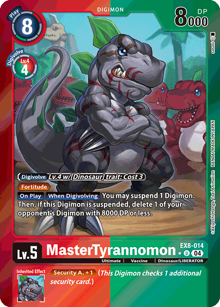 MasterTyrannomon, EX8-014-p1