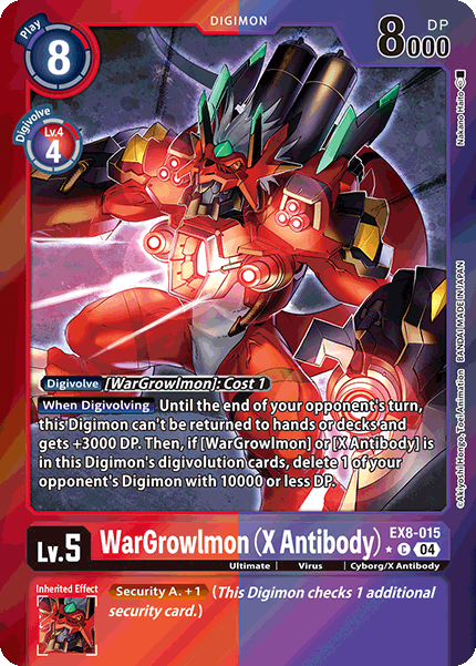 WarGrowlmon (X Antibody), EX8-015-p1