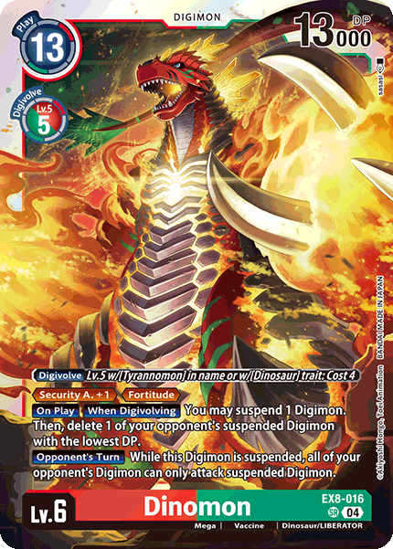 Dinomon, EX8-016
