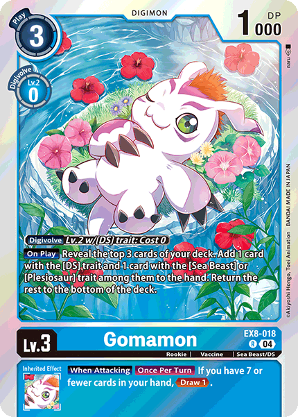 Gomamon, EX8-018