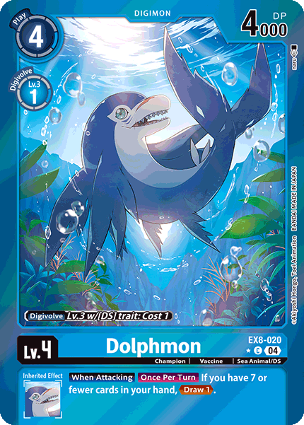 Dolphmon, EX8-020-p1