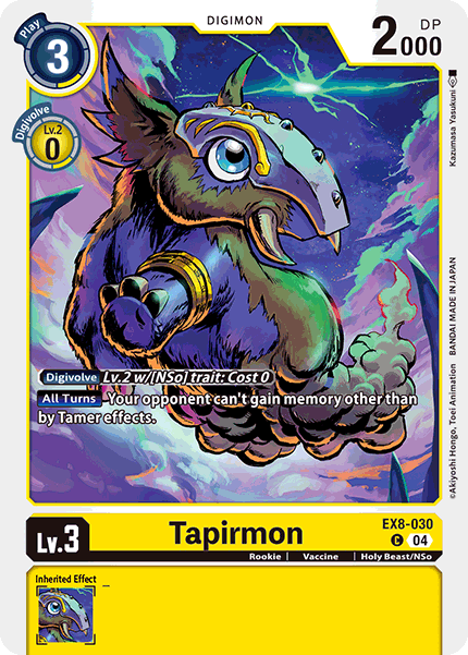 Tapirmon, EX8-030