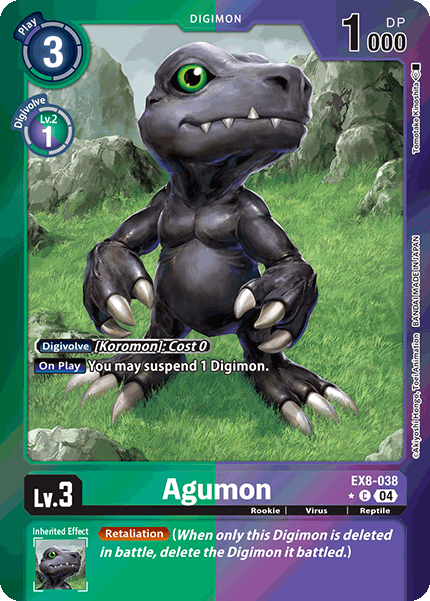Agumon, EX8-038-p1