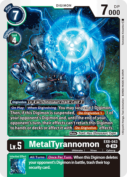 MetalTyrannomon, EX8-043
