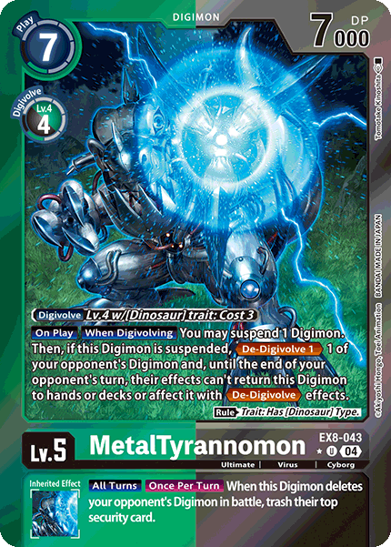 MetalTyrannomon, EX8-043-p1