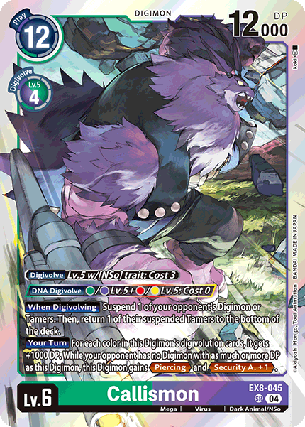 Callismon, EX8-045