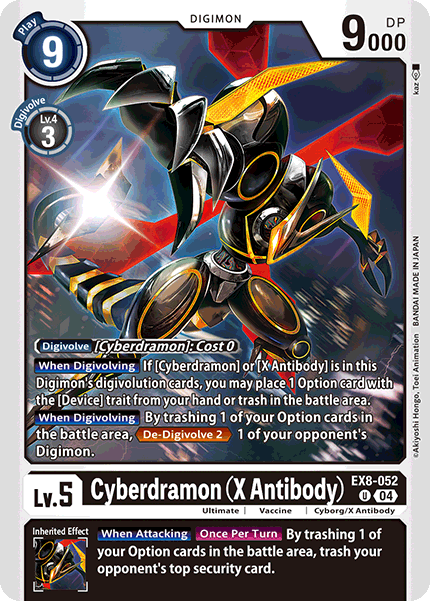 Cyberdramon (X Antibody), EX8-052