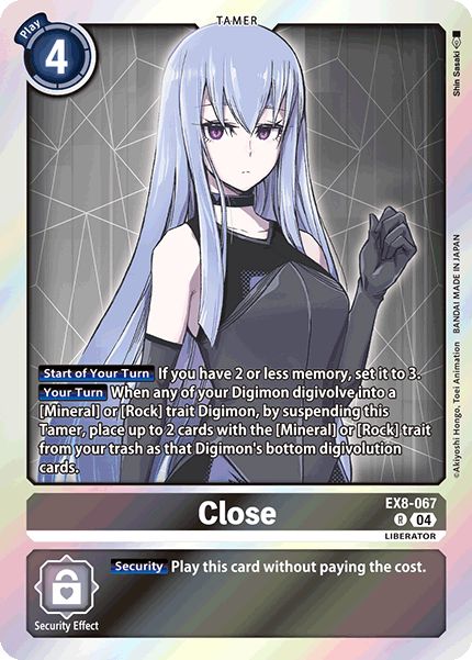 Close, EX8-067