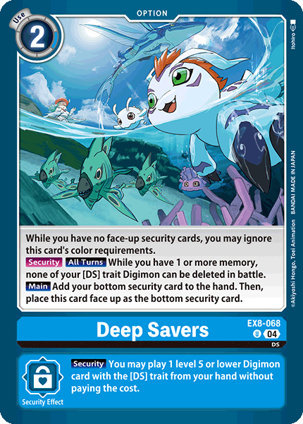 Deep Savers, EX8-068