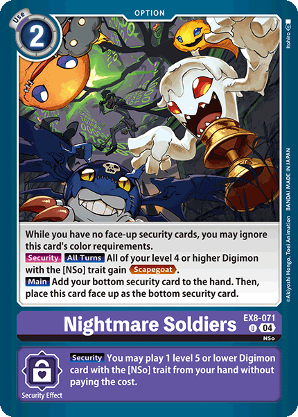 Nightmare Soldiers, EX8-071