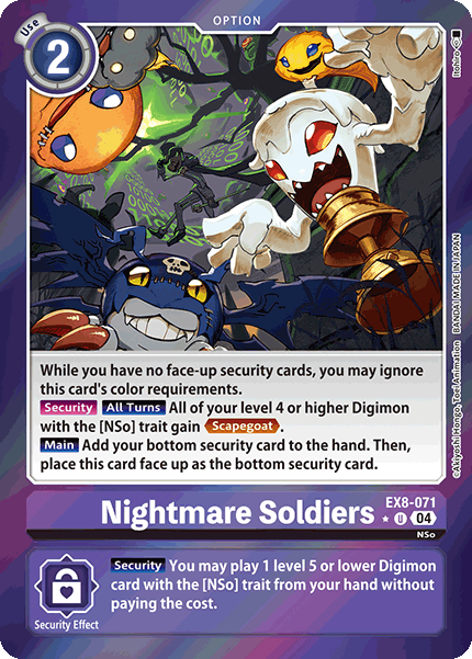 Nightmare Soldiers, EX8-071-p1