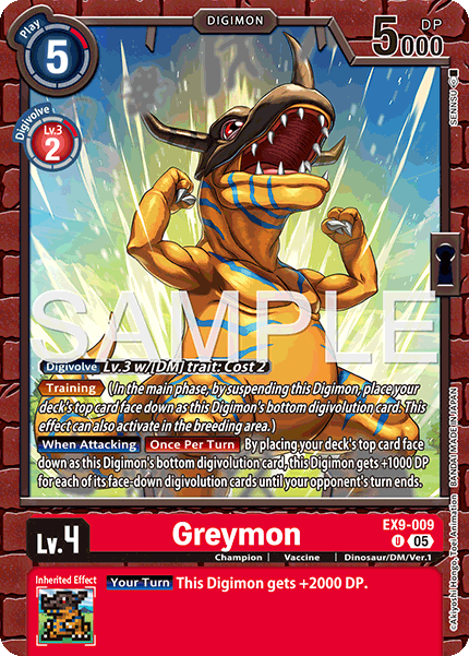 Greymon, EX9-009