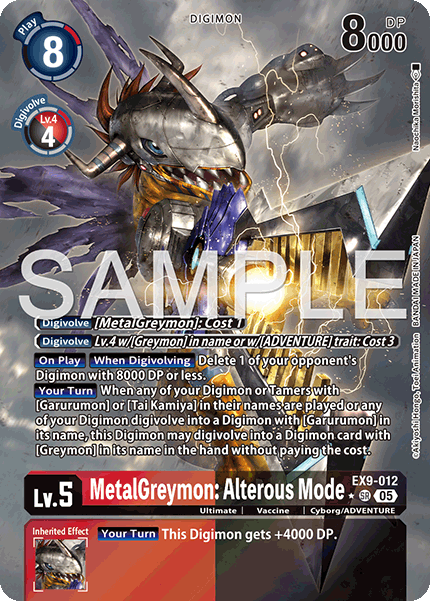 MetalGreymon: Alterous Mode, EX9-012-p1