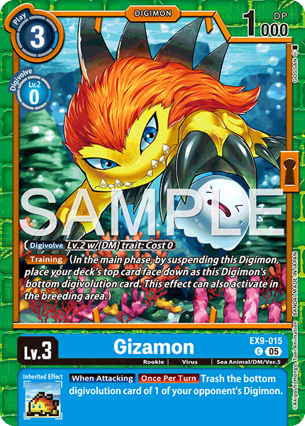 Gizamon, EX9-015