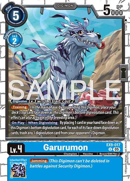 Garurumon, EX9-017