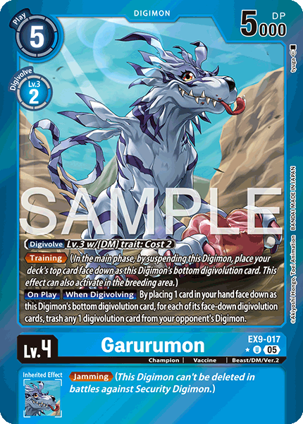 Garurumon, EX9-017-p1
