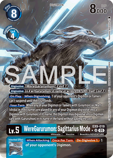 WereGarurumon: Sagittarius Mode
, EX9-019-p1