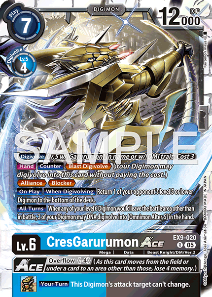 CresGarurumon ACE, EX9-020