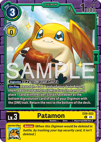 Patamon, EX9-023