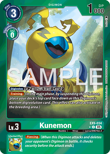 Kunemon, EX9-034-p1