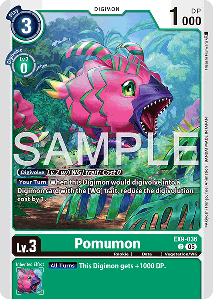 Pomumon, EX9-036