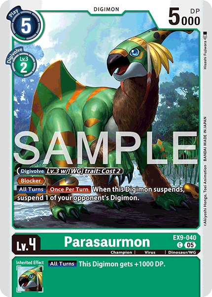 Parasaurmon, EX9-040